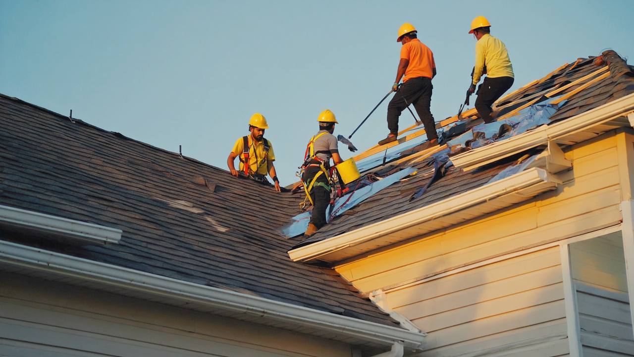 Silver Roofing professional crew